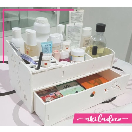 Rak Kosmetik Accessories Moderen Rak Lipstik Rak Kutek Minimalis Rak Meja Rias Organizer