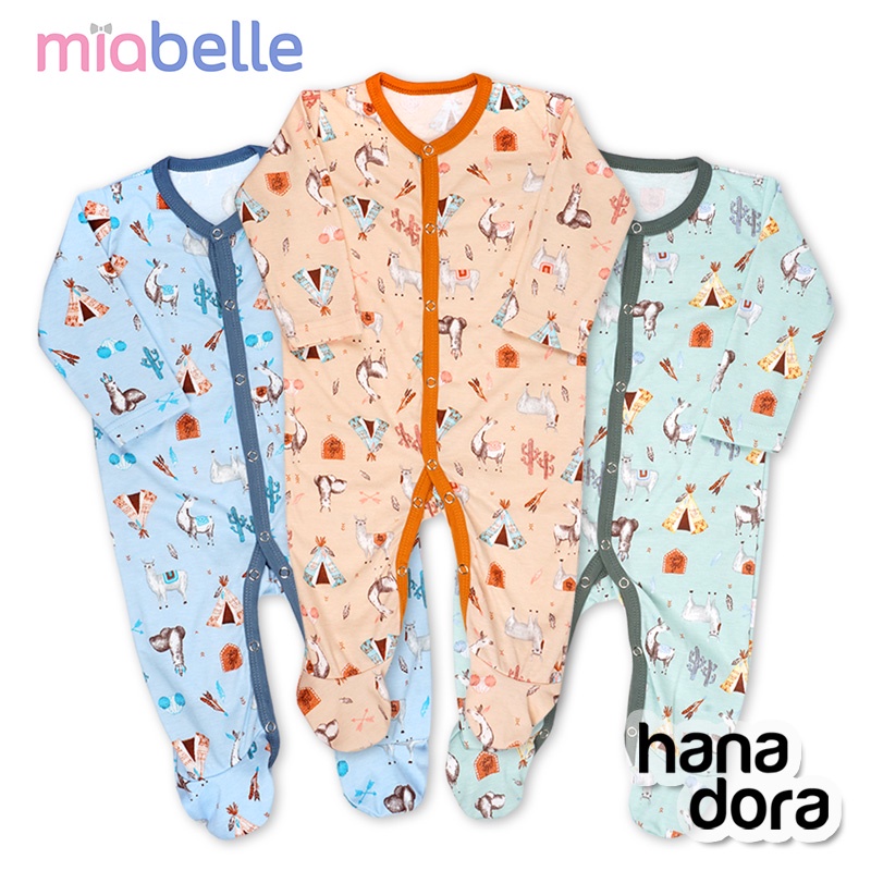 Miabelle Sleepsuit Close Foot - Baju Tidur Bayi