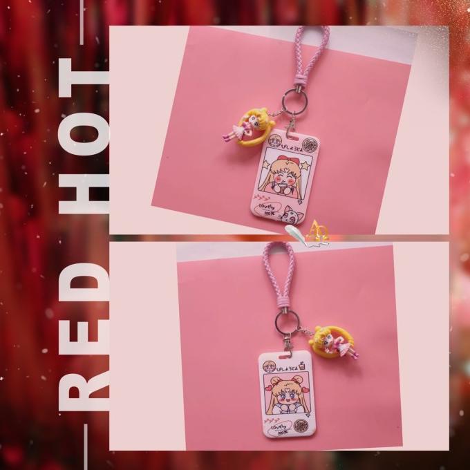 

Tempat Kartu Unik / Card Holder Gantungan Kunci Motif Sailormoon Imut Terlaris