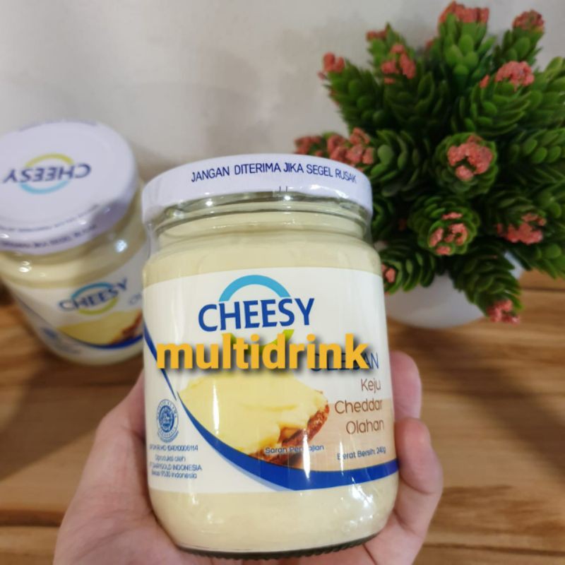 

KEJU CHEESY SPREAD 240gr / SELAI OLESAN / KEJU CHEESY HALAL / CHEESY