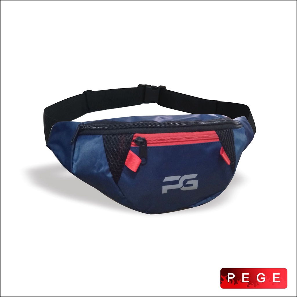 Tas Pinggang Selempang Waistbag Pria Kasual Slingbag Bahu Cowok PG 8887