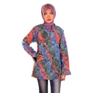 Blus Batik Cap Pelangi