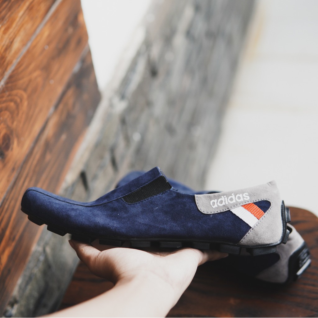 CASH ON DELIVERY !!!! SSR - Sepatu Santai Slip On Pria Adidas Messi Mokasin Navy size 39-44