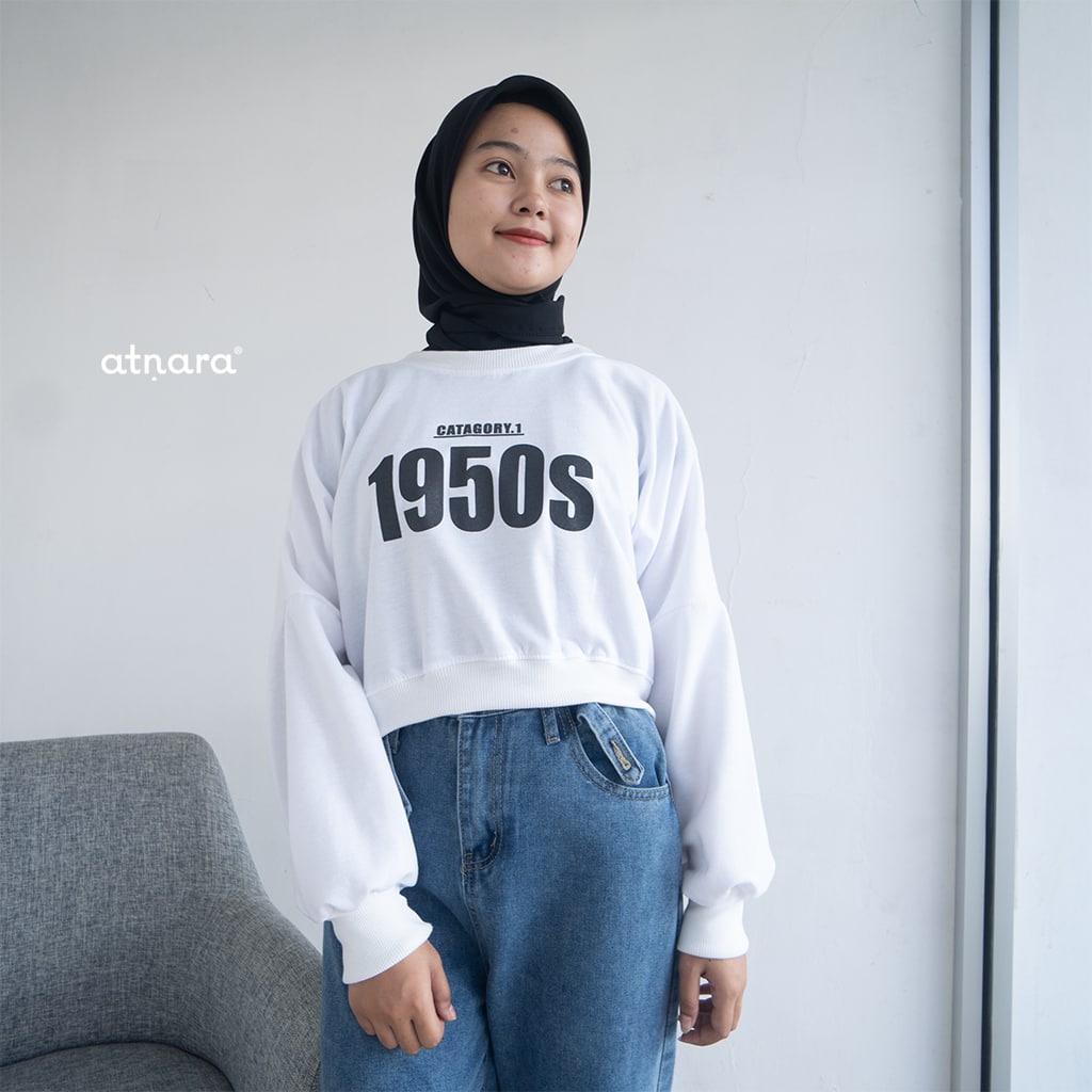 Nara Grosir - 1950s Sweater | Sweater Crop Wanita