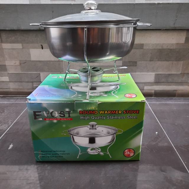 Prasmanan Soup Bowl murah / Prasmanan Pemanas Soup Evost -28 cm-