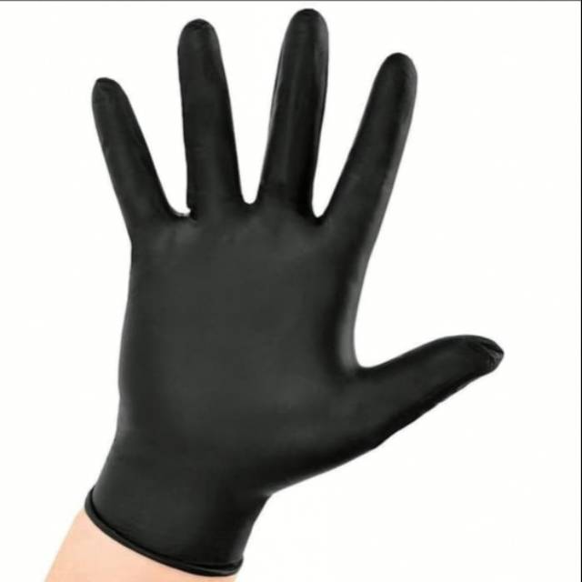Sarung Tangan Karet Nitrile Hitam Xs Eceran Per 1 Pcs Bukan Per Pasang Black Nitrile Gloves Hitam Shopee Indonesia