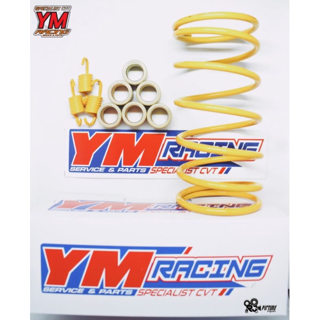 PAKET HEMAT UPGRADE CVT 1500 RPM ALL MATIC // UNTUK SEGALA MOTOR MATIC ( ROLLER BISA MIX | OPLOS | CAMPUR | SILANG | CANGKOK ) HONDA / YAMAHA / SUZUKI - UPGRADE CVT  YM RACING