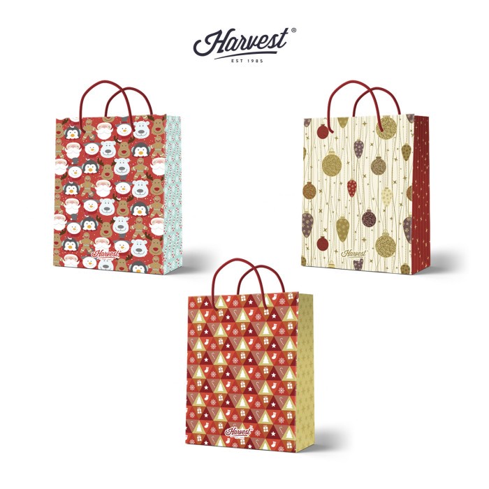 

Paper Bag Natal / Christmas Harvest (L) - Paket isi 3
