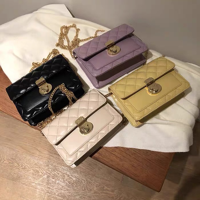 Nretro - tas selempang / slingbag basic square 4 colors mickey