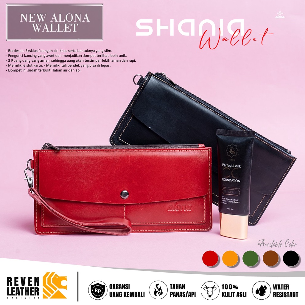 Dompet Panjang Kulit Wanita Cewek Dompet 100% Kulit Asli Premium Perempuan Terbaru Original Branded