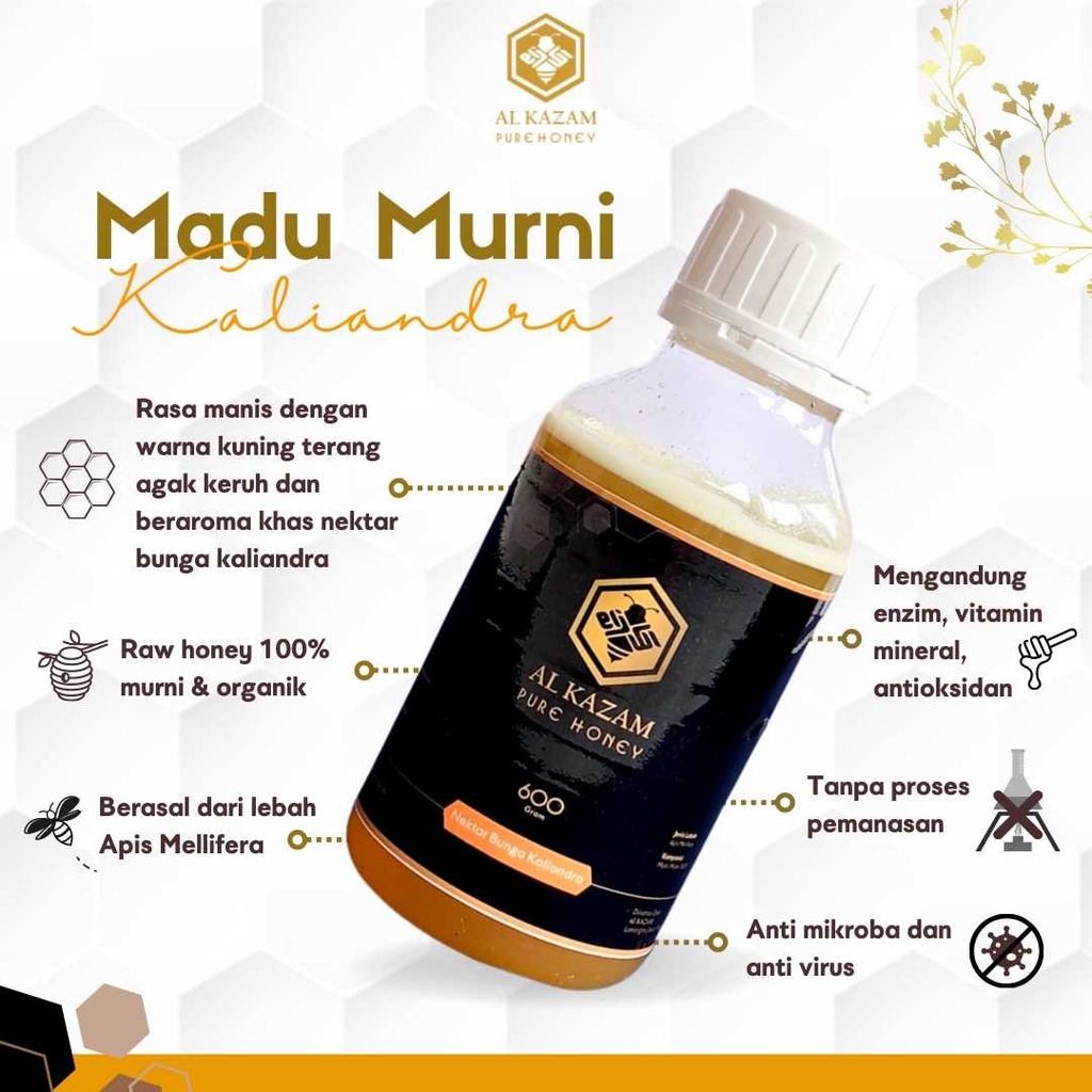 

Korzaln Madu Kaliandra Gunung Wilis Kediri Asli Murni 300Gr