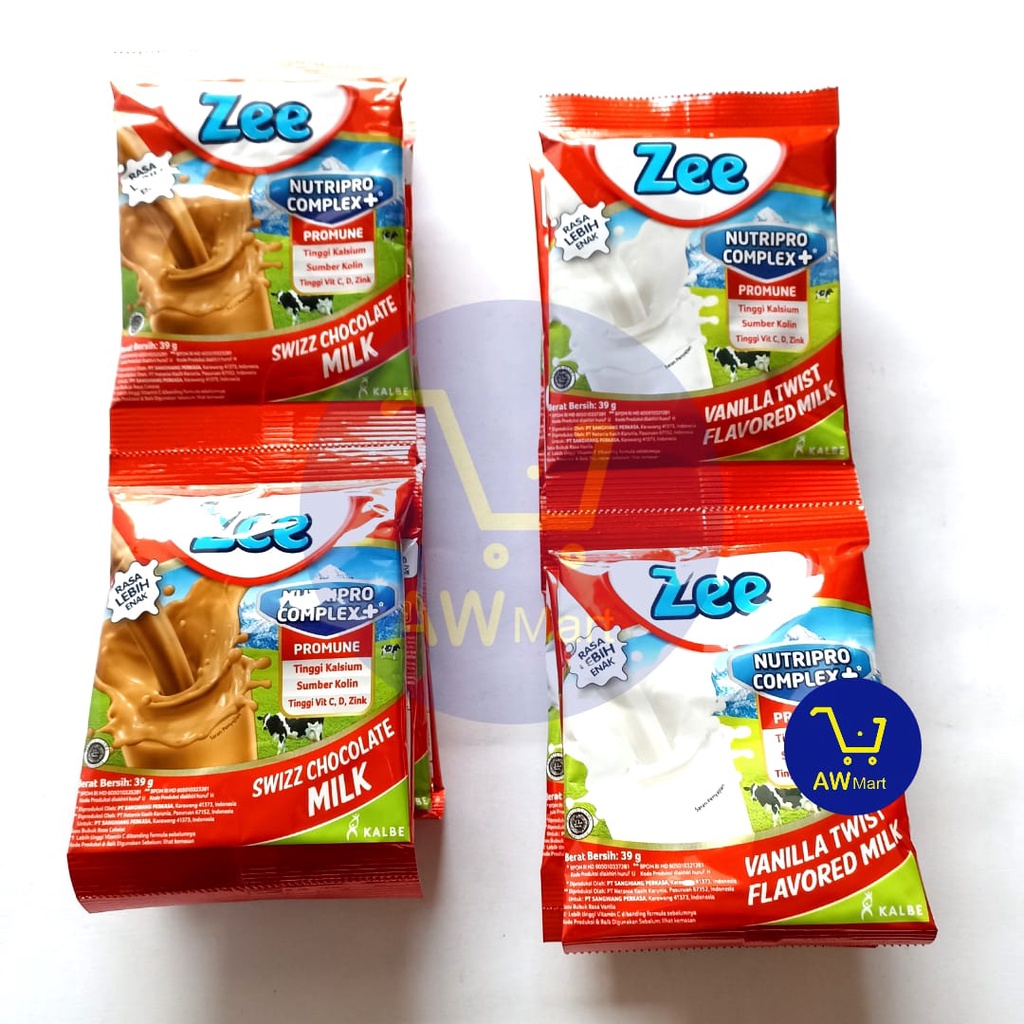 SUSU ZEE RENCENG ISI 10 SACHET X 39GRAM - SUSU BUBUK ZEE