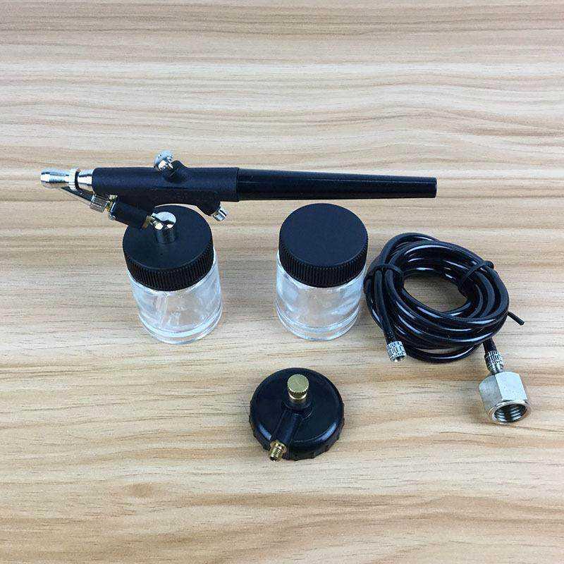 KKMOON Mini Airbrush Paint Spray Gun Sandblaster Kit - TD-138 ALAT SEMPROT CAT SEPET ALAT CET AIRBRAS MOTOR MOBIL