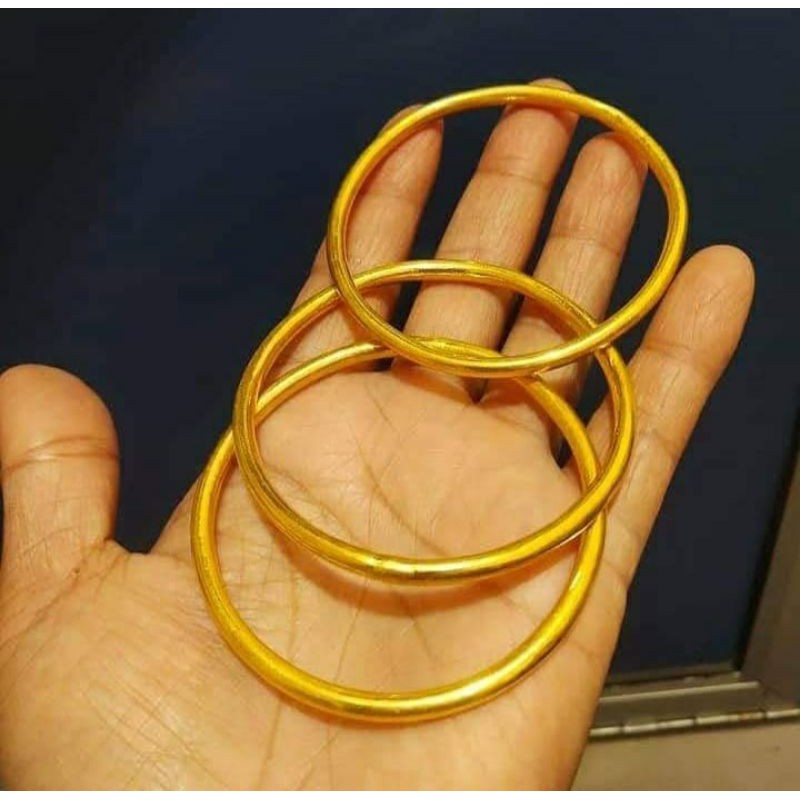 Gelang Tangan Keroncong Polos/ Padat. Mas London LM  24K. Kadar 99,99%..1 Pcs 20 gram.