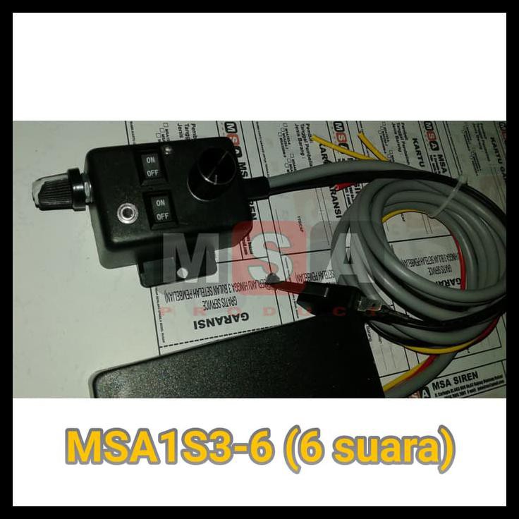 BAYAR DI TEMPAT Modul Sirine Patwal 6 suara