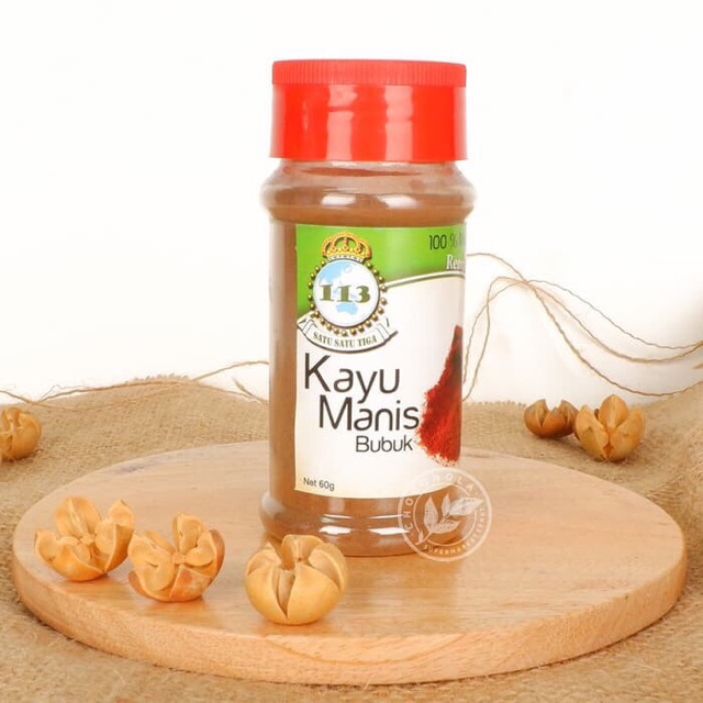 Bumbu Instan / 113 Bubuk Kayu Manis / Cinnamon Powder / 60gr / Halal