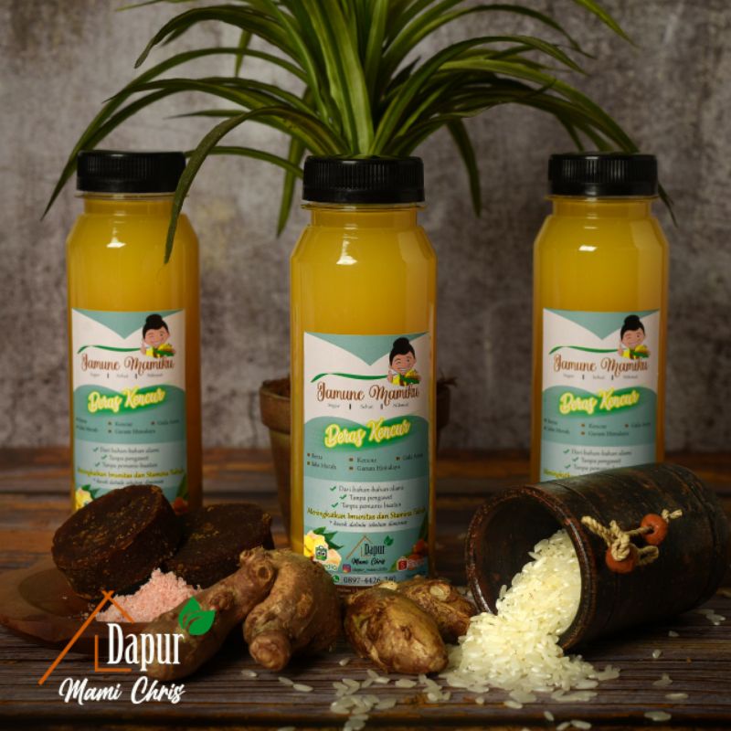 

Jamune Mamiku Beras Kencur-Asli 100% dari bahan alami isi 250 ml