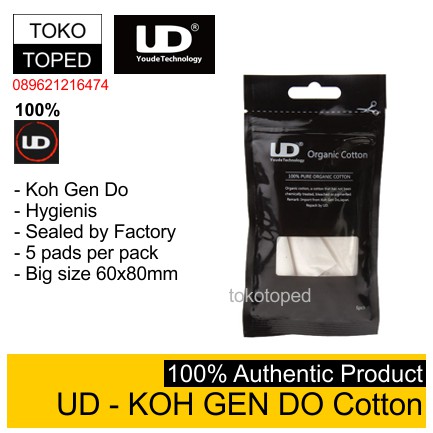 Authentic UD Koh Gen Do Premium Cotton | kapas organik vapor | 324174