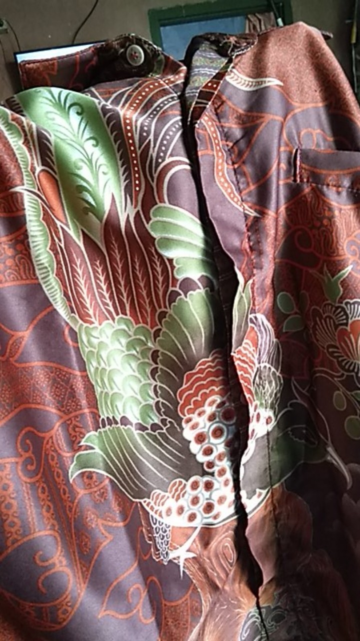 El Syahdan_kemeja Batik Pria Lengan Panjang Modern