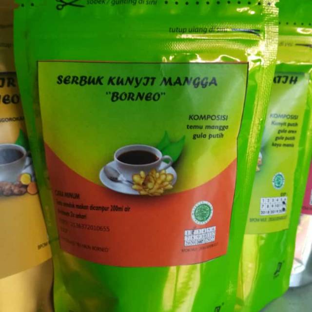 

Serbuk sari kunyit mangga borneo