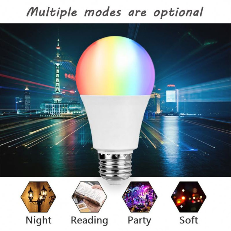 Smart LIGHT BULB RGB+WW 15W Wifi Wireless IoT For Home Automation