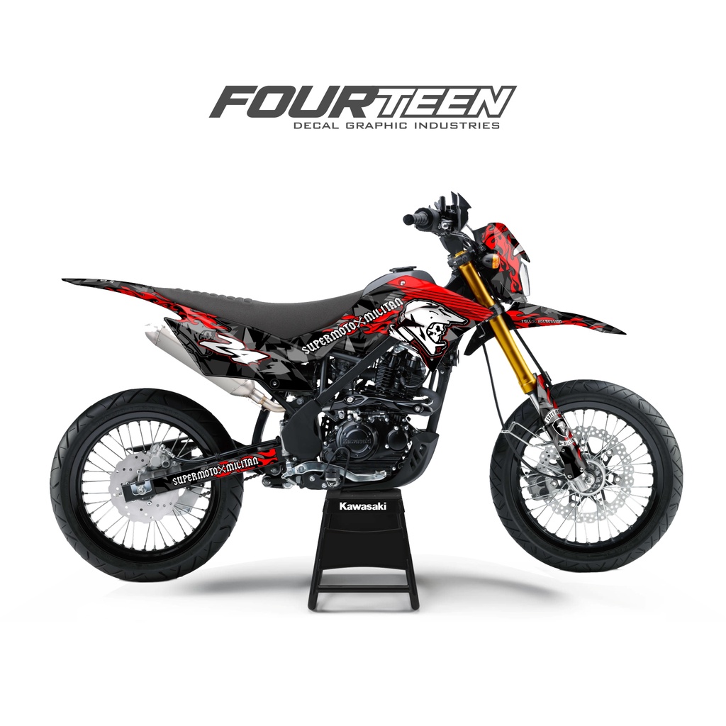 DECAL DTRACKER 150 - stiker dekal dtracker full body custom DTX-11