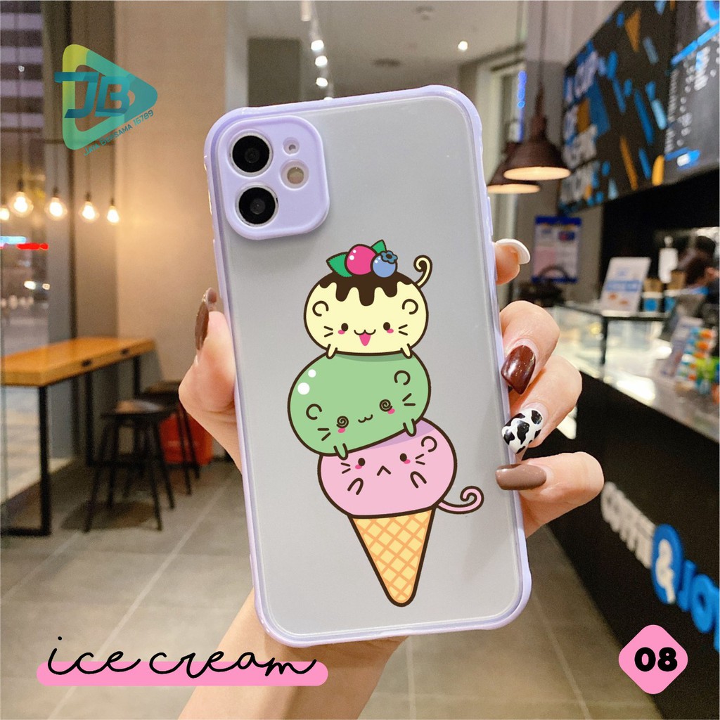 Softcase choice ICE CREAM Samsung J2 GRAND PRIME J4+ J7 A01 CORE A10 A10S A11 A20S JB2398