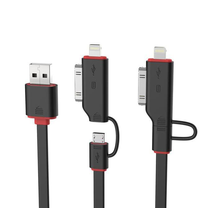 IMOVIUS Kabel Powerbank 3in1 Micro USB + iPhone 4 + iPhone5 Lightning