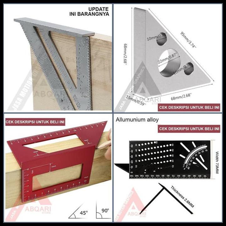 

Speed Square / Penggaris Segitiga Siku /
