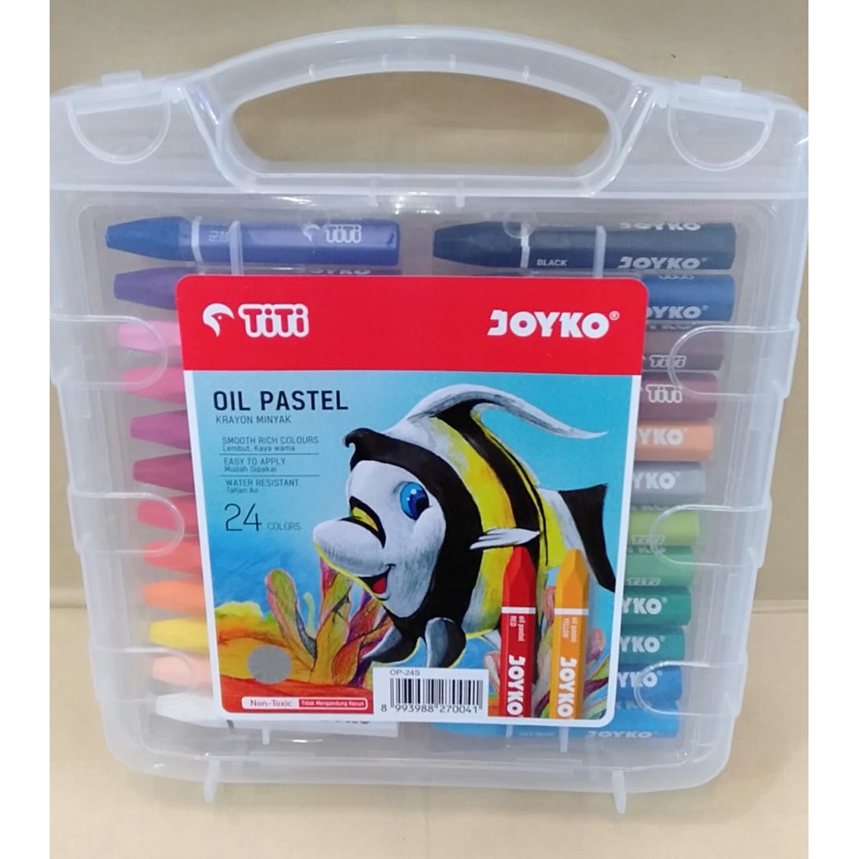 

Krayon oil pastel Joyko 24 warna / Crayon Joyko 24 warna Original
