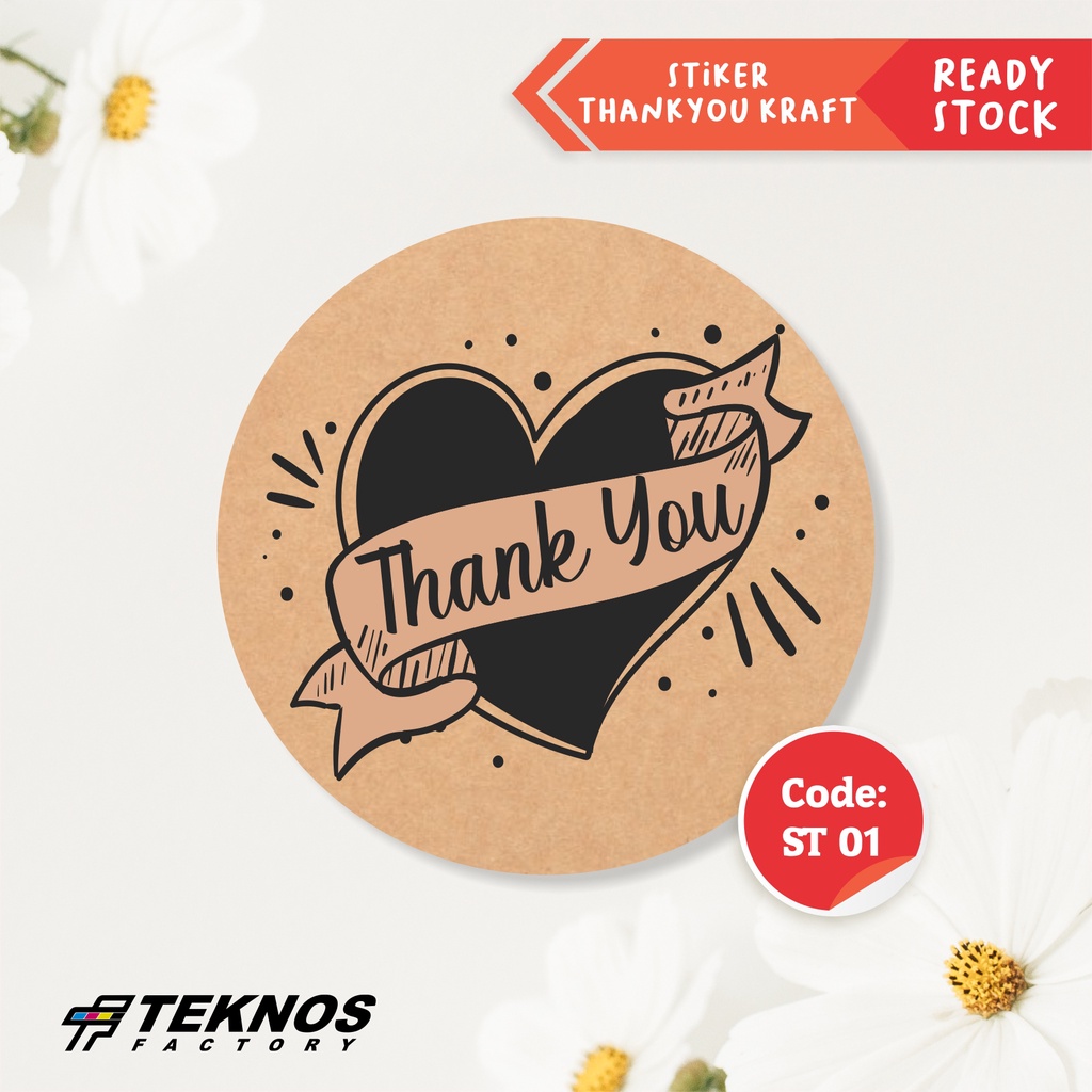 

STIKER THANK YOU KRAFT MURAH ST 01