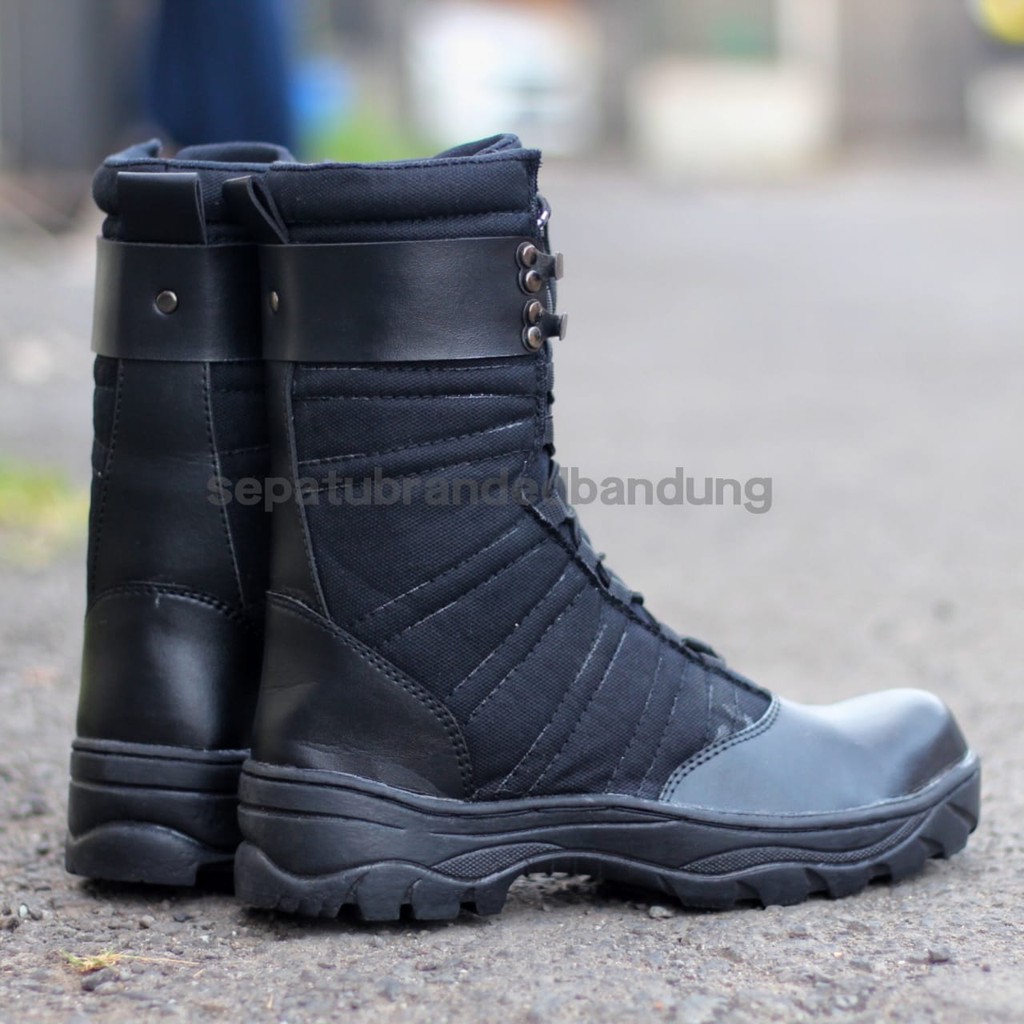 BIG PROMO | SEPATU PDL NINJA SAFETY UJUNG BESI SEPATU BOOTS PRIA RINGAN KUAT TRACKING TOURING BISA COD