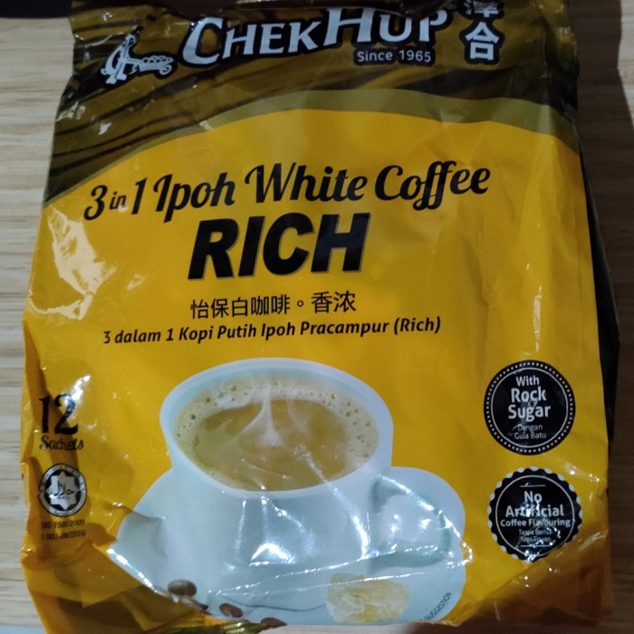 

White coffee 3in1 original chek hup ipoh 12sachet