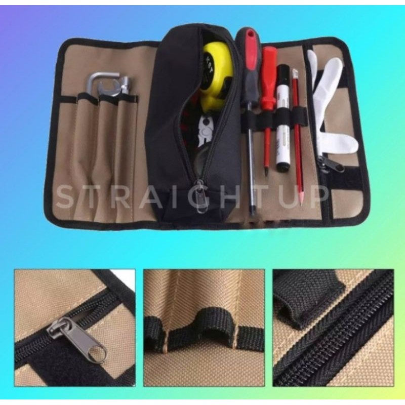 Tas Obeng Tukang Listrik Tool Set/Tas Perlatan/Tas Kunci Tas Obeng