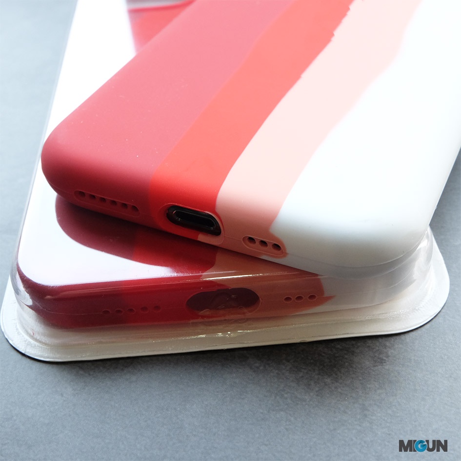 HOT! RED WHITE STRIPE ORIGINAL - For iPhone  6 7 8 6+ 7+ 8+ X XR XSMAX 11 11PRO 11 12 PRO PROMAX