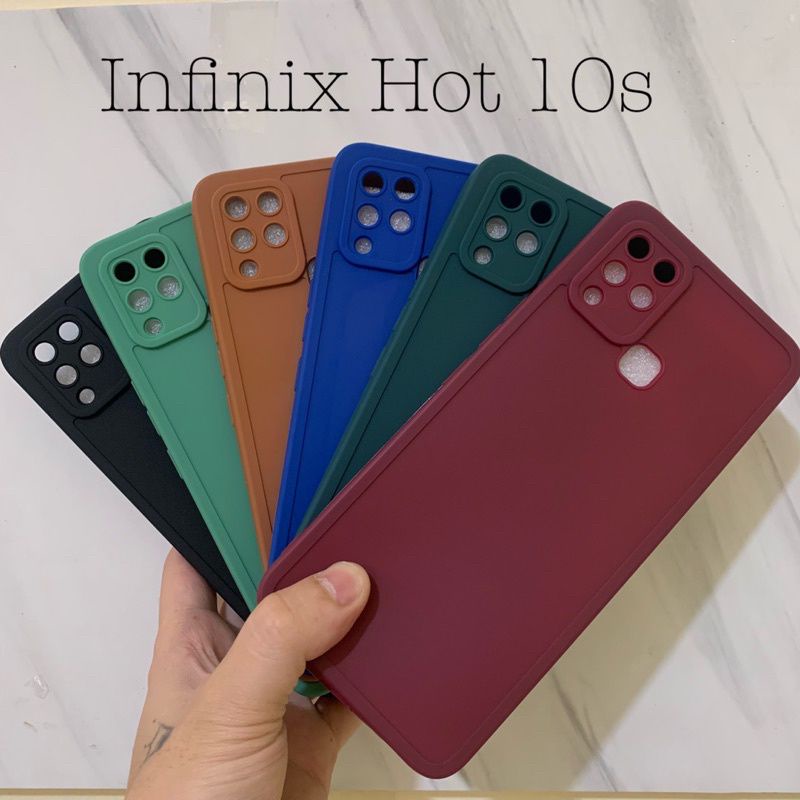 Case Infinix Hot 10S - Softcase Procamera Full Cover Matte - CA