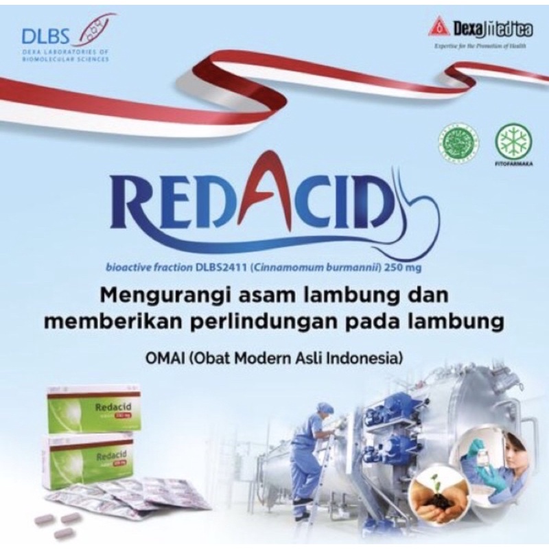 Redacid strip 6 kapsul ( mengurangi asam lambung )