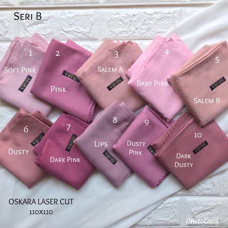 SEGIEMPAT VOAL MIRACLE OSKARA LASER CUT / JILBAB HIJAB SQUARE VOAL PREMIUM LC TERMURAH