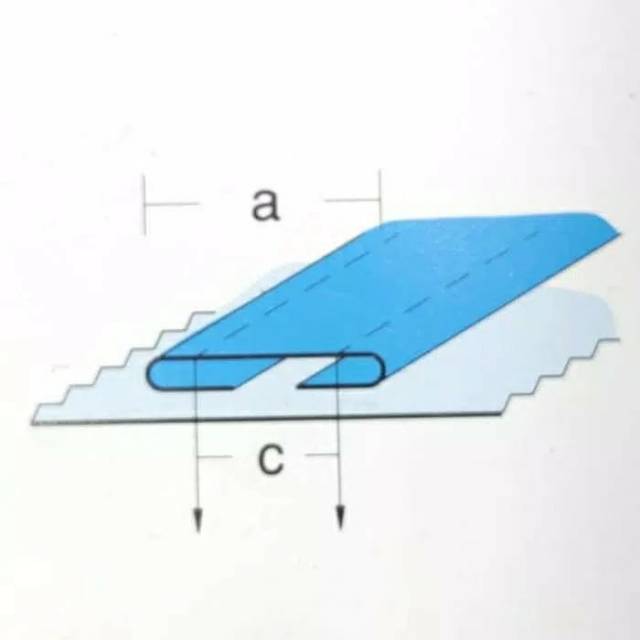 Corong 2.5cm Sepatu Mesin Jahit MH Jarum 2