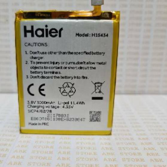 READY STOCK.. Baterai Haier L7 Leisure Batre Batere Battery Haier L7 Lite Justice League H15434 Orig