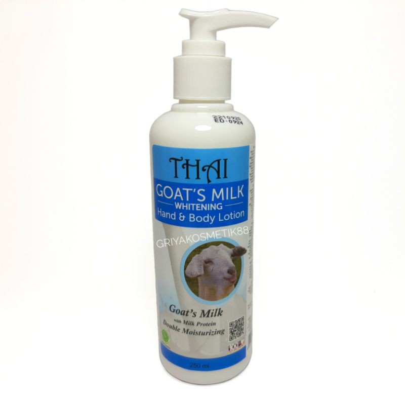 THAI GOAT'S MILK HAND BODY LOTION 250ML BPOM