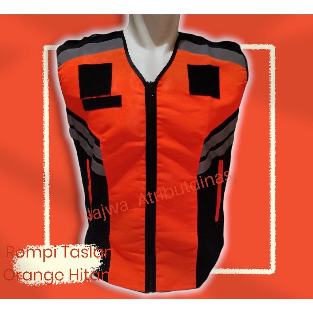 Rompi Dishub Taslan | Rompi Taslan Touring | Rompi Taslan Safety | Rompi Taslan Terbaru