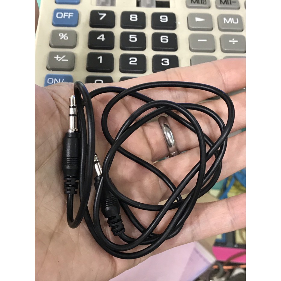 Kabel aux audio jack premium 1m black