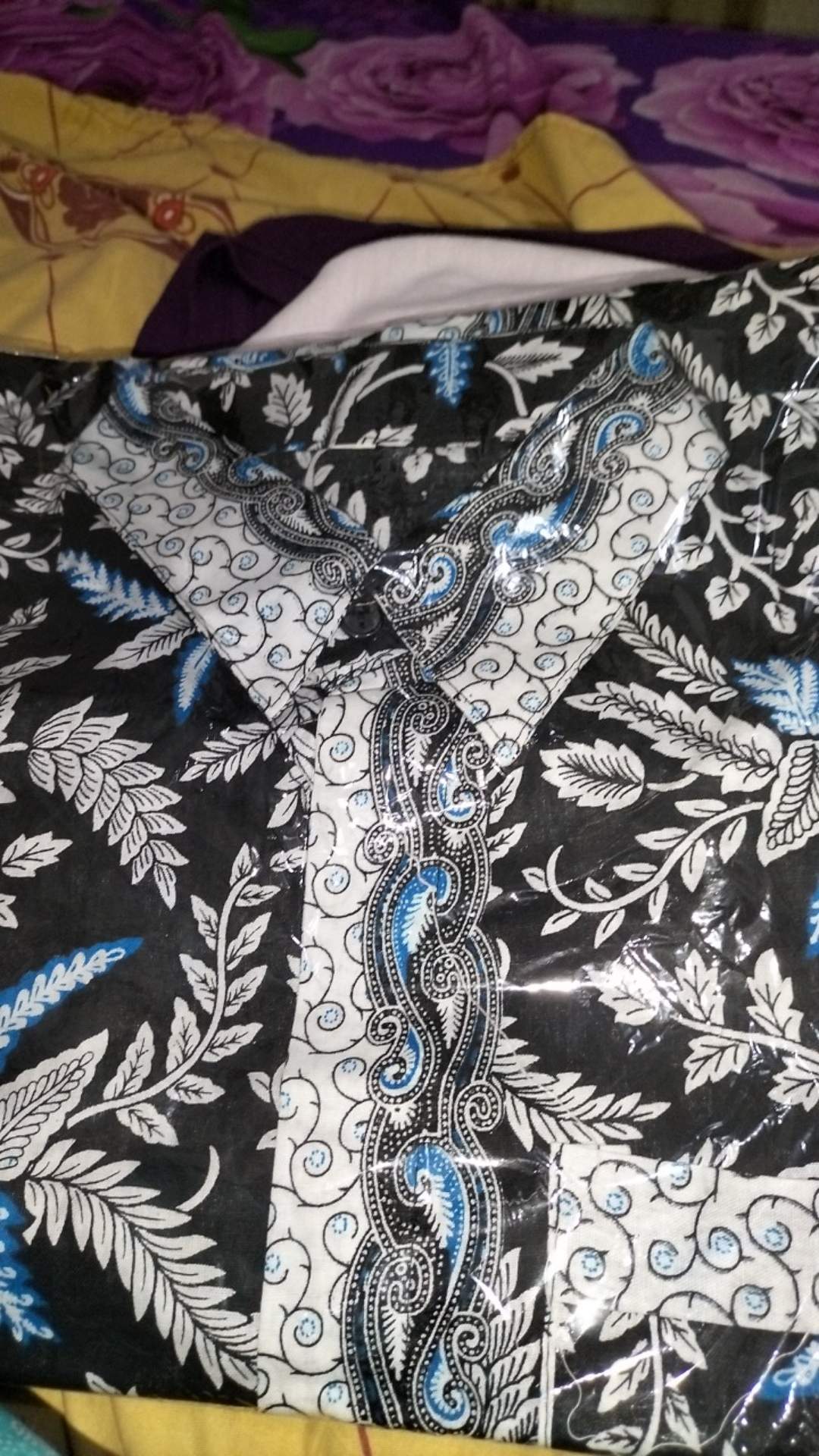 Kemeja Batik Anak / Hem Anak Pendek Laki Laki Motif Ulir 4-11 Tahun