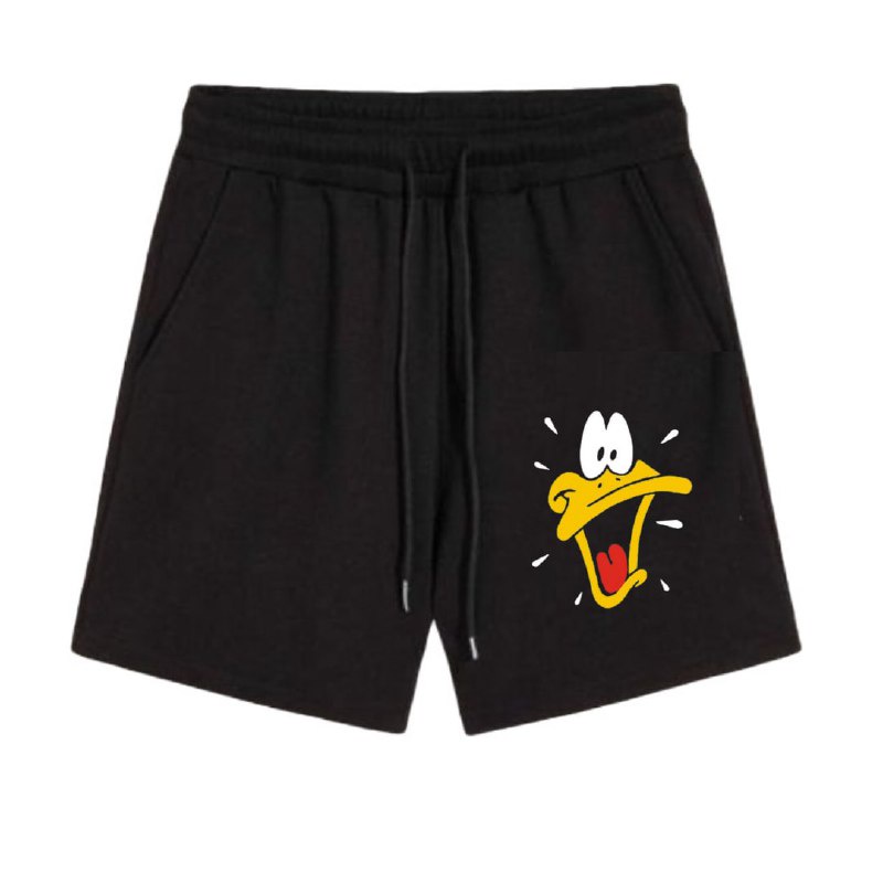 Clothing May - Celana Pendek Daffi Duck Boxer Pria Pendek Celana Tali Kolor Bokser Kekinian Cowok Laki-Laki Bahan Babyterry Baby Terry Premium Original Murah