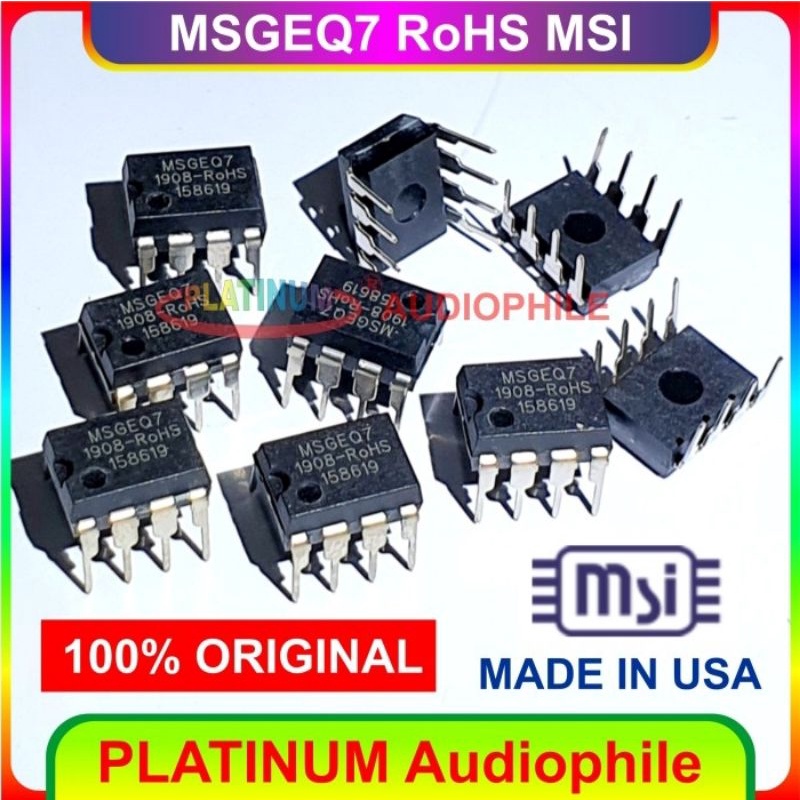 MSGEQ7 RoHS 100% ORIGINAL MSI SEVEN BAND GRAPHIC EQUALIZER