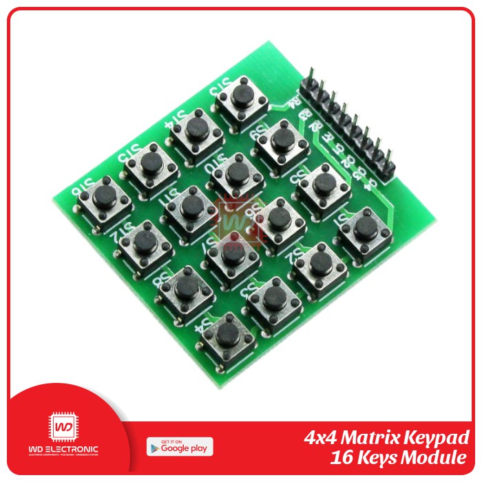 KEYPAD 4x4 MATRIX MODULE