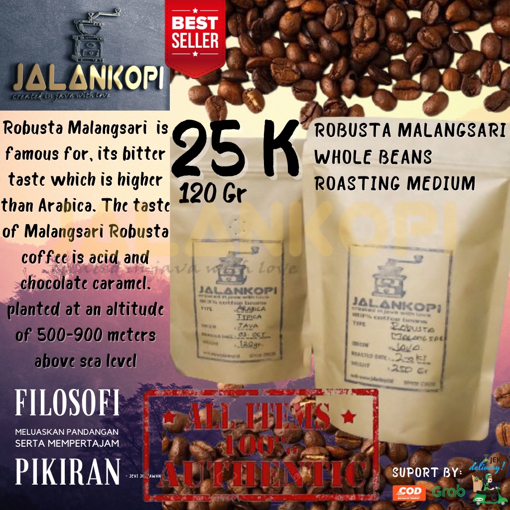 

ROBUSTA MALANGSARI 120Gr