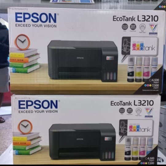 Printer InkJet Epson L3210 Print Scan Copy ( Pengganti Epson L3110 )