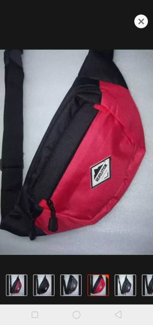 Wesbag cowo model simpel bahan tebal tali tebal panjang